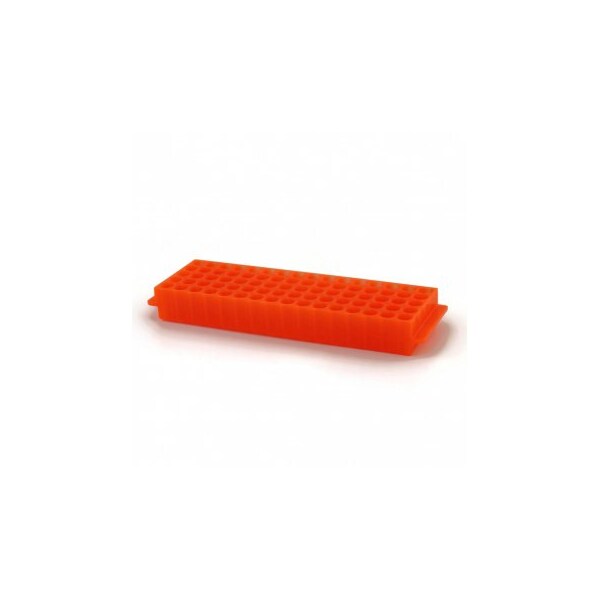 Scientific Specialties Micro-Tube Racks/Plates, Fluorescent Orange, 5/PK 164101 - main
